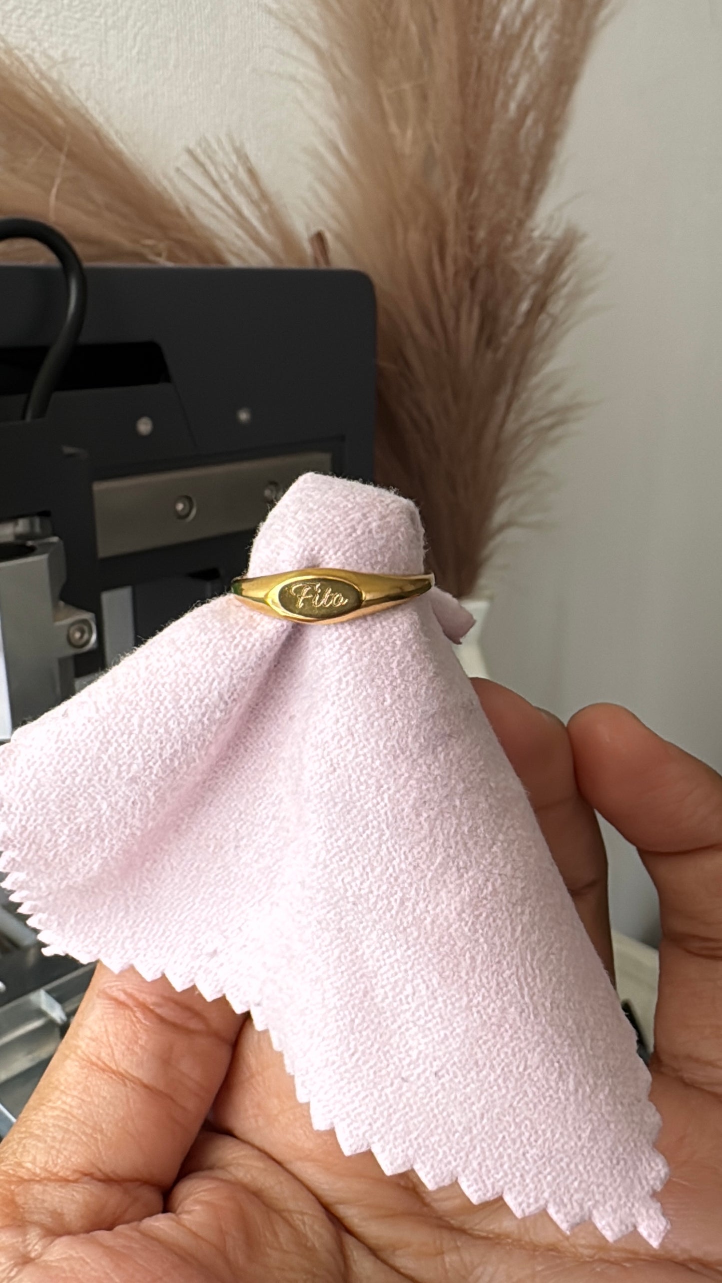 Anillo ovalado Dorado